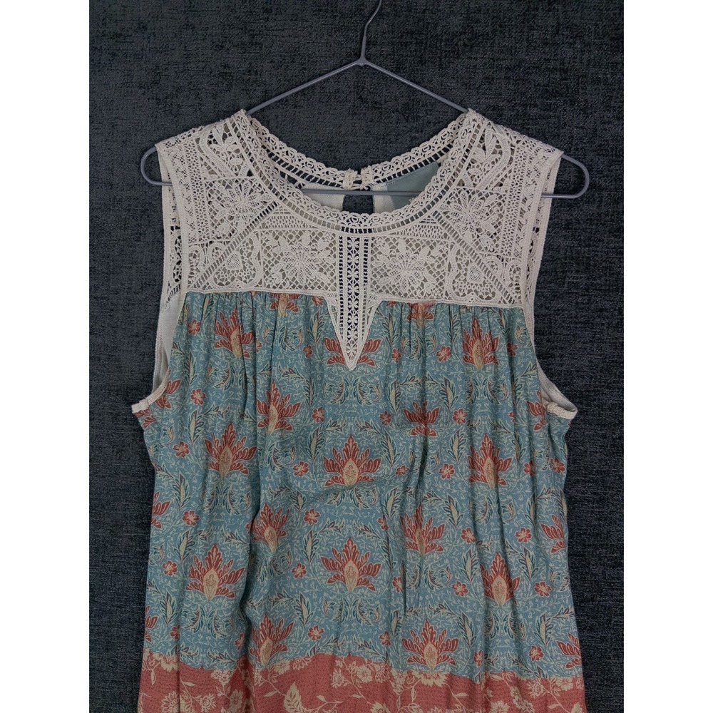 Maeve Anthropologie Blouse Womens S Boho Crochet Sleeveless Loose Pullover